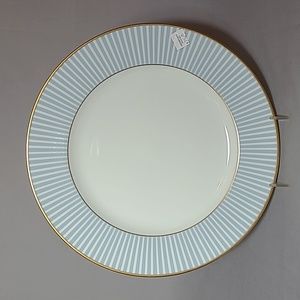 Gorham Masterpiece Blue 715B Hand Banded 24K Gold Service Plate Charger